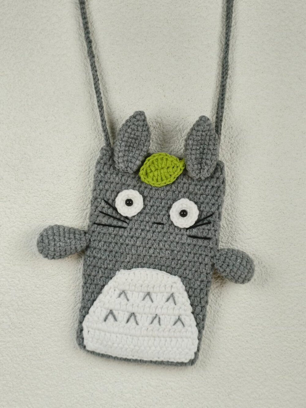 Handmade Crochet Bag Totoro Phone Pouch